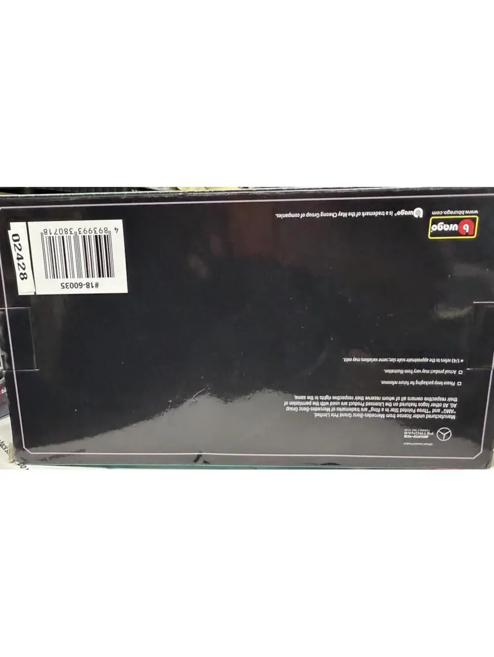 Bburago 1/43 Scale Mercedes-AMG F1 W14 E Performance Model Cars